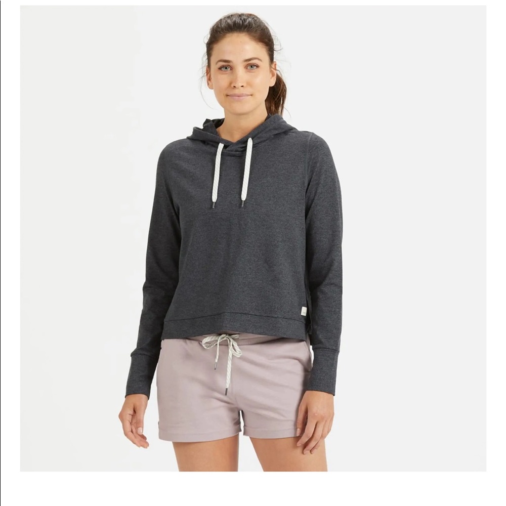 Vuori Women's Dark Gray Hoodie Sweater